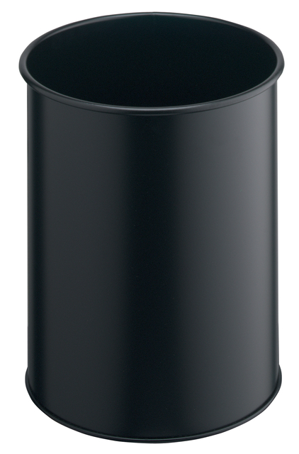 Papierbak Durable 3301-01 15liter rond zwart afbeelding