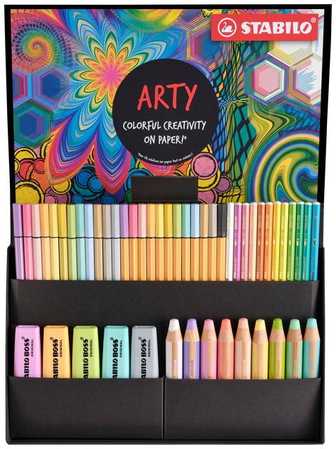 Creative set Stabilo 77/6 Arty colorful creative pastel mix 50 stuks — Foto 2 van 2