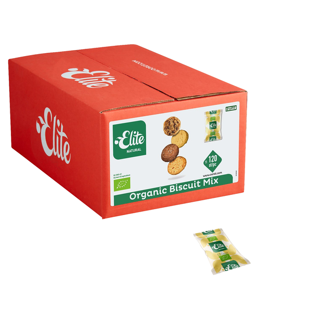Koekjes Elite Natural biologische biscuitmix 120 stuks afbeelding