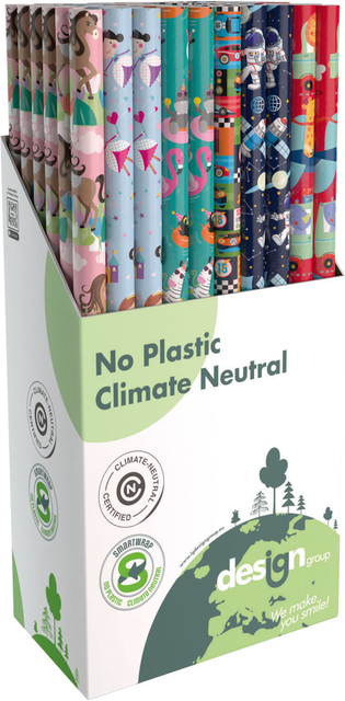Inpakpapier IG Group Kids 200x70cm assorti afbeelding