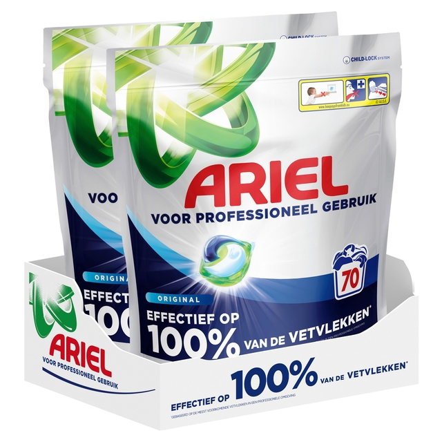Wasmiddel Ariel prof All-one regular 70 pods afbeelding