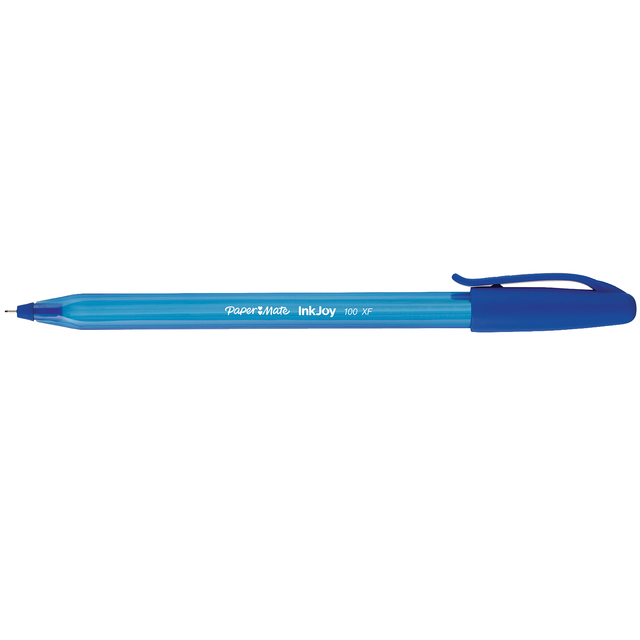 Balpen Paper Mate Inkjoy 100 fijn blauw afbeelding