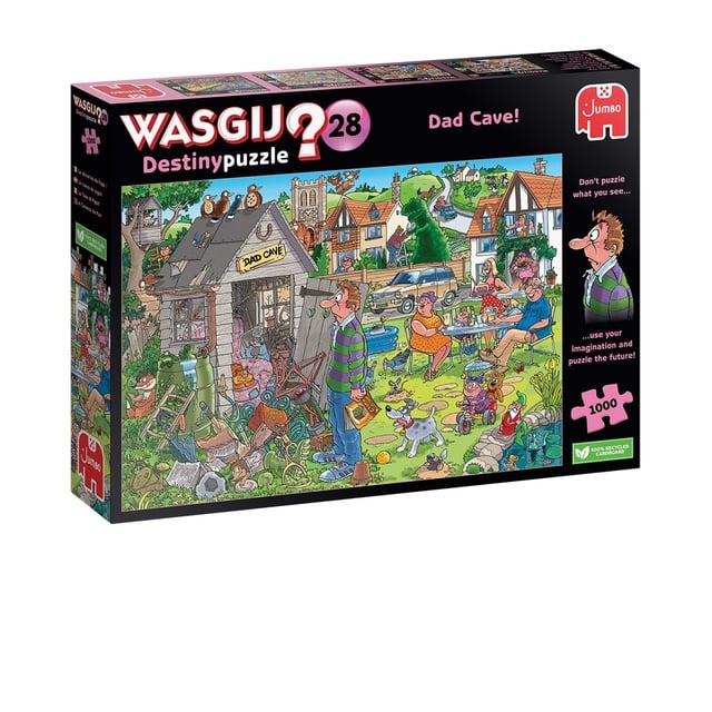Puzzel Wasgij Destiny 28 De Mancave Van Pa! 1000 stukjes afbeelding