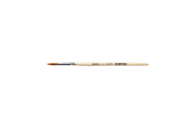 Penseel Qrea synthetisch haar nr 8 breedte 5,5mm afbeelding
