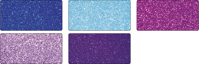 Glitterkarton Folia 50x70cm 300gr 5 vel ice assorti afbeelding