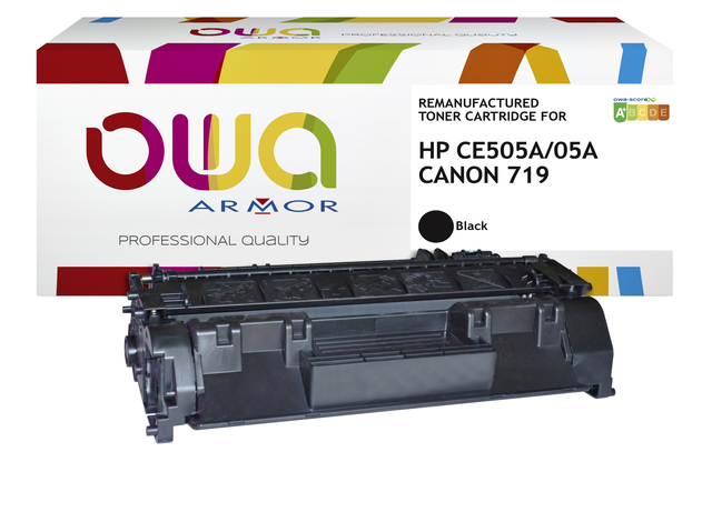 Tonercartridge OWA alternatief tbv HP CE505A zwart afbeelding