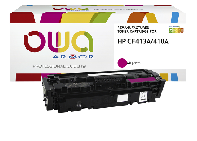 Tonercartridge OWA alternatief tbv HP CF413A rood afbeelding