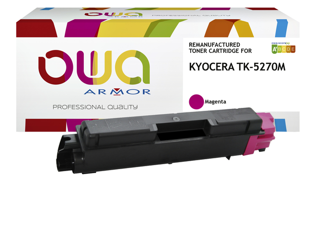 Toner OWA alternatief tbv Kyocera TK-5270M rood afbeelding