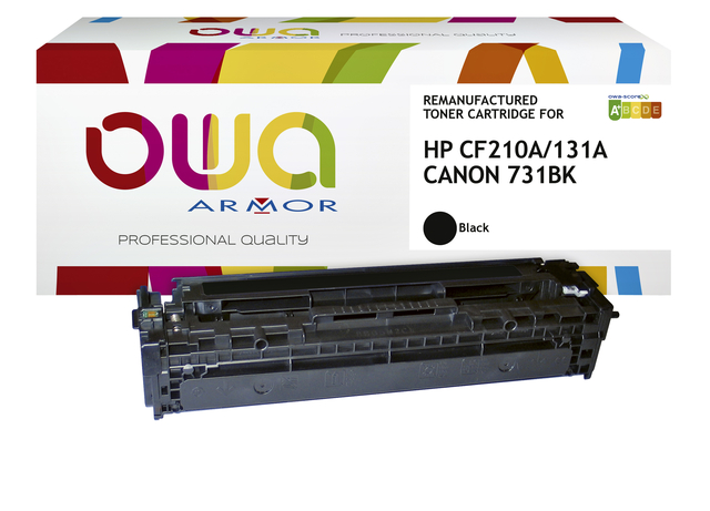 Tonercartridge OWA alternatief tbv HP CF210A zwart afbeelding