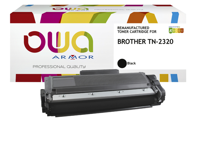 Toner OWA alternatief tbv Brother TN-2320BK zwart afbeelding