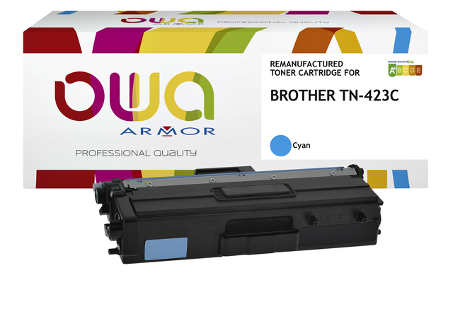 Toner OWA alternatief tbv Brother TN-423C blauw afbeelding