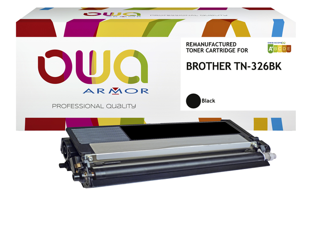 Toner OWA alternatief tbv Brother TN-326BK zwart afbeelding
