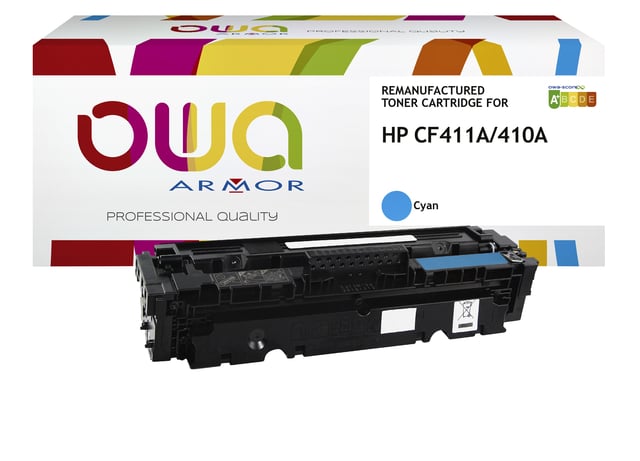 Tonercartridge OWA alternatief tbv HP CF411A blauw afbeelding