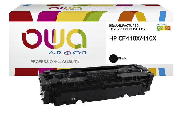 Tonercartridge OWA alternatief tbv HP CF410X zwart afbeelding