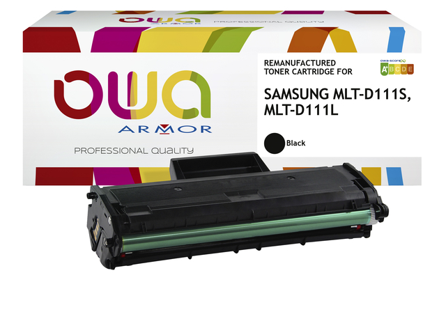 Tonercartridge OWA alternatief tbv Samsung MLT-D111S/D111L zwart afbeelding