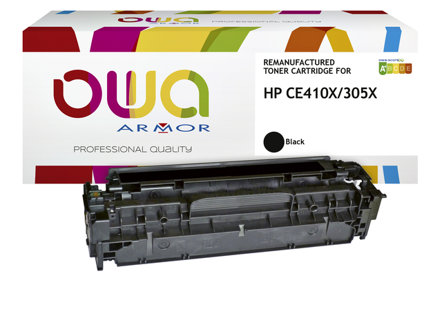 Tonercartridge OWA alternatief tbv HP CE410X zwart afbeelding