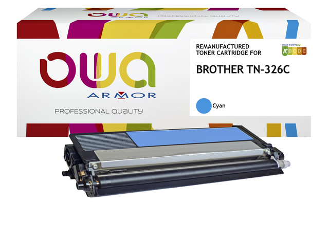 Toner OWA alternatief tbv Brother TN-326C blauw afbeelding