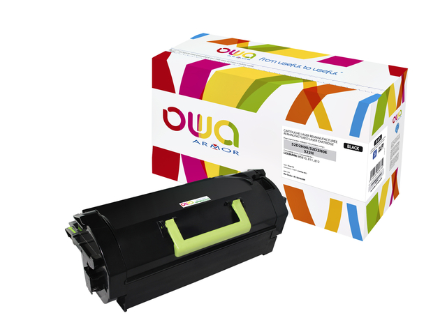 Tonercartridge OWA alternatief tbv Lexmark 52D2H00 zwart afbeelding