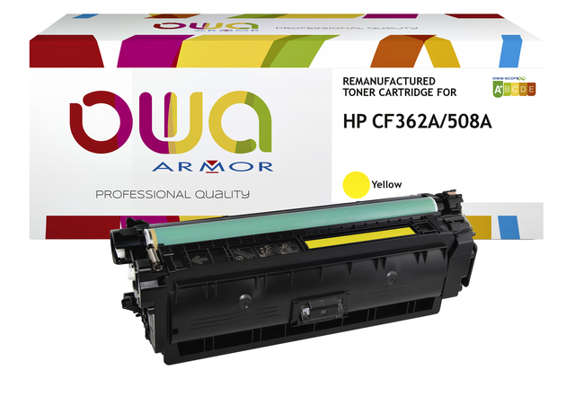 Tonercartridge OWA alternatief tbv HP CF362A geel afbeelding