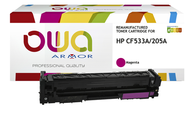 Tonercartridge OWA alternatief tbv HP CF533A rood afbeelding