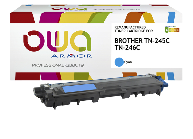 Toner OWA alternatief tbv Brother TN-245C blauw afbeelding