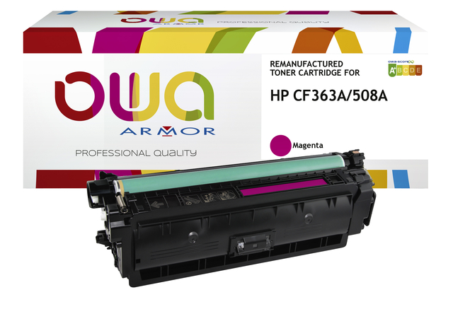 Tonercartridge OWA alternatief tbv HP CF363A rood afbeelding