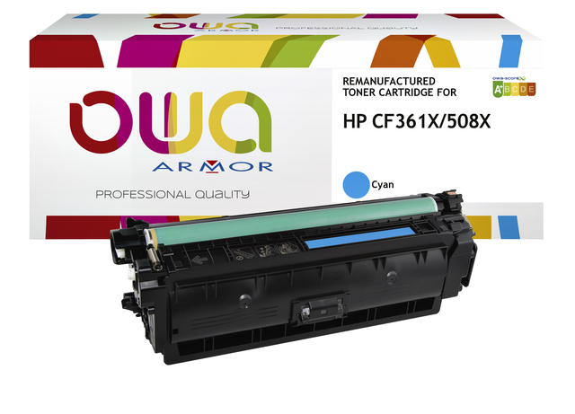 Tonercartridge OWA alternatief tbv HP CF361X blauw afbeelding