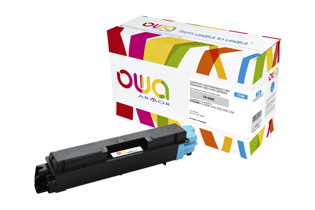 Toner OWA alternatief tbv Kyocera TK-590C blauw afbeelding