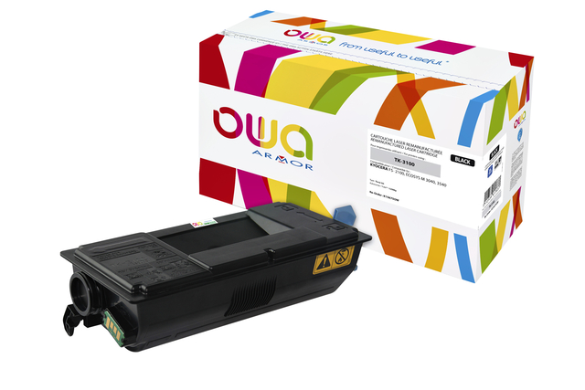 Toner OWA alternatief tbv Kyocera TK-3100K zwart afbeelding