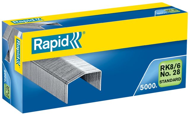 Nieten Rapid RK8 (B8) gegalvaniseerd standaard 5000 stuks afbeelding