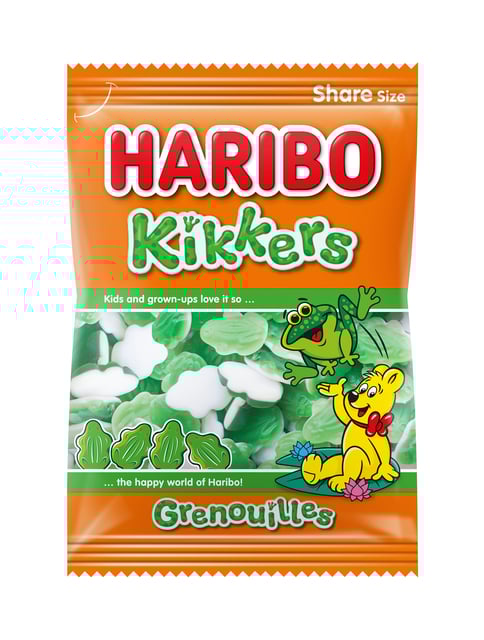 Snoep Haribo Kikkers zak 250gr afbeelding