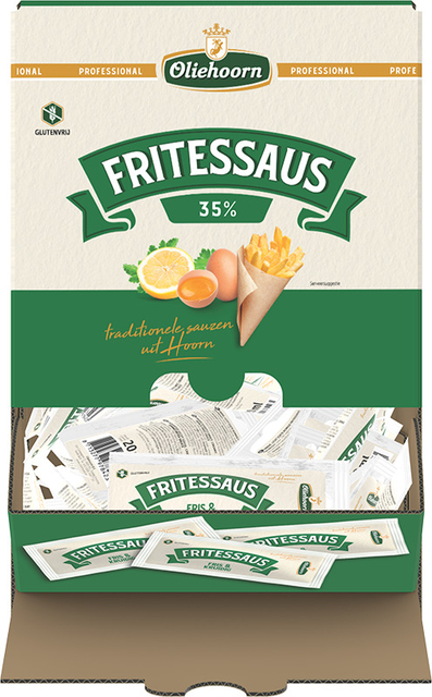 Fritessaus Oliehoorn 35% glutenvrij sachet 198x20ml afbeelding
