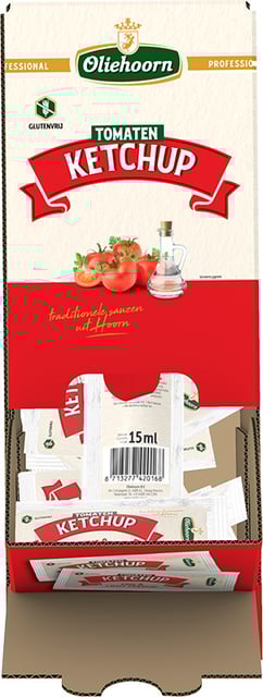Tomatenketchup Oliehoorn sachet 150x15ml 150 stuks afbeelding