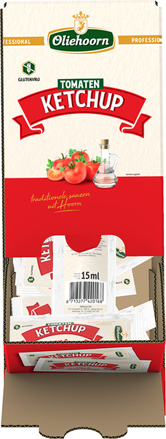 Tomatenketchup Oliehoorn sachet 150x15ml 150 stuks afbeelding