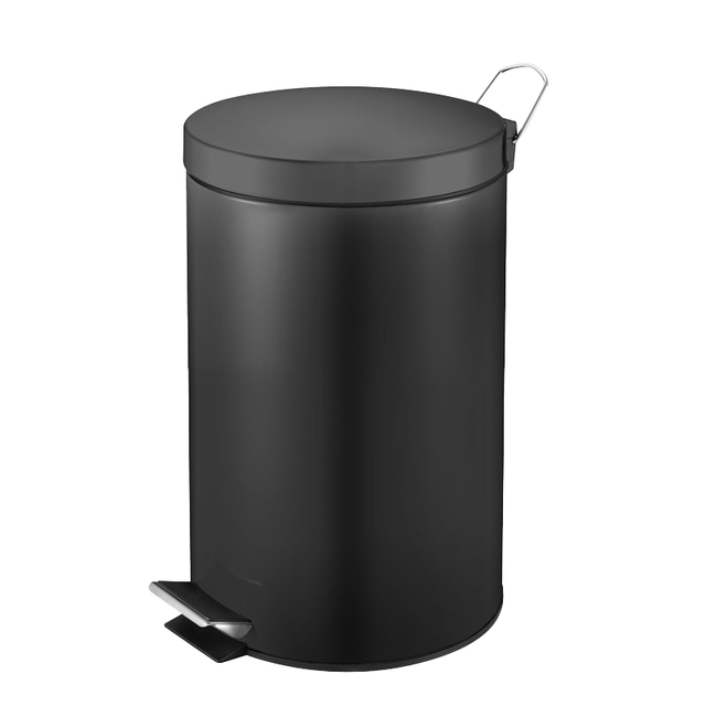 Afvalbak Vepa Bins pedaalemmer 12 liter zwart afbeelding