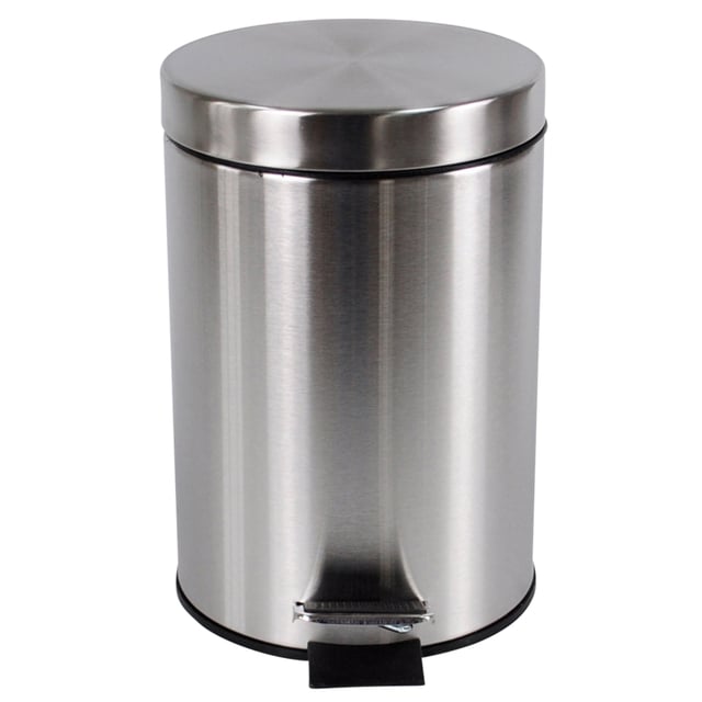 Afvalbak BRASQ pedaalemmer 20 liter rvs afbeelding