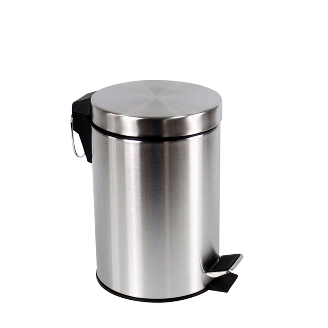 Afvalbak BRASQ pedaalemmer 12 liter rvs — Foto 2 van 2