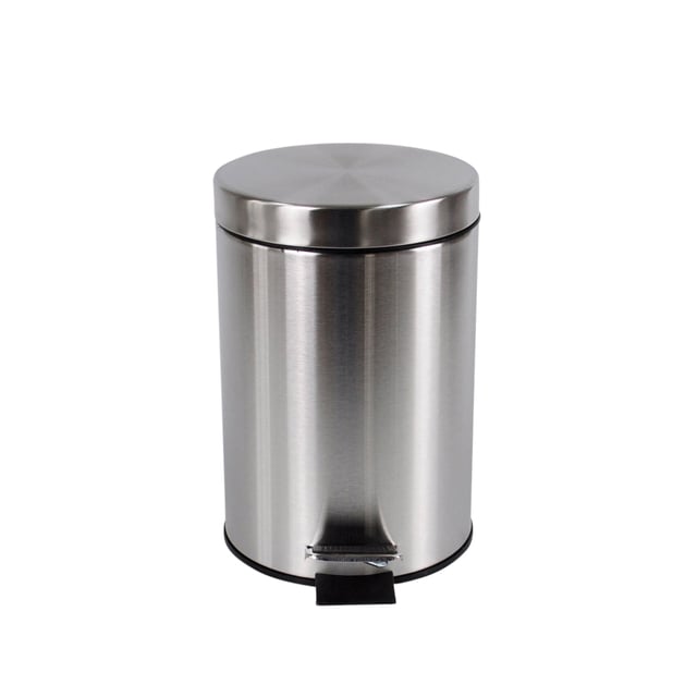 Afvalbak BRASQ pedaalemmer 3 liter rvs afbeelding