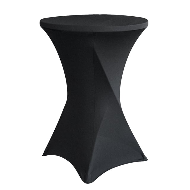 Tafelrok BRASQ voor statafel 80cm zwart afbeelding