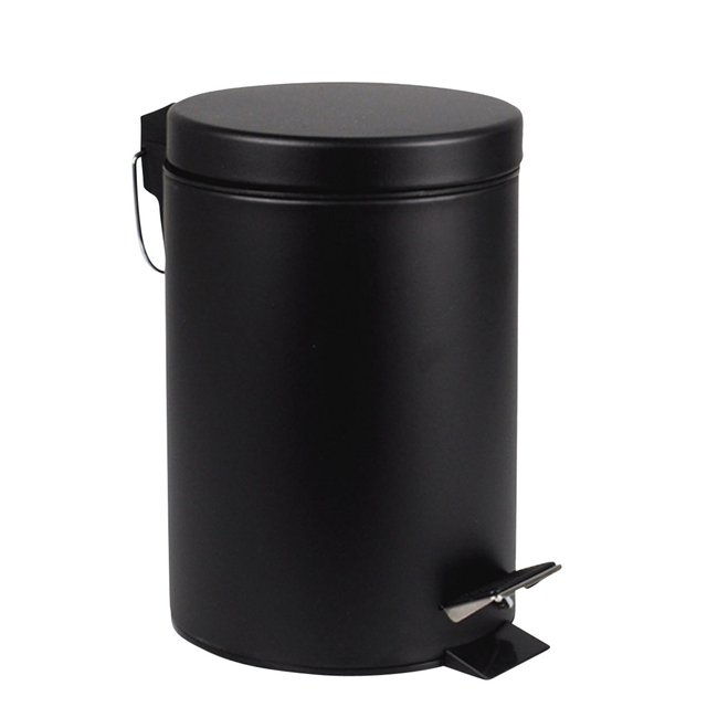 Afvalbak BRASQ pedaalemmer 20 liter zwart afbeelding