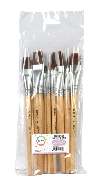 Kwast Qrea synthetisch set à 11 breedtes afbeelding