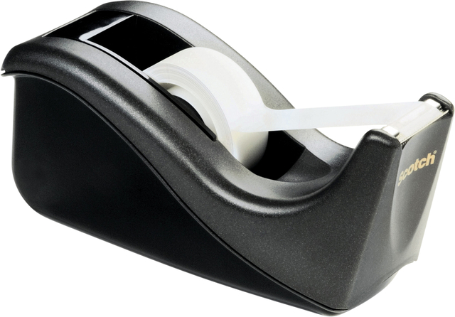 Plakbandhouder Scotch C60 zwart + 4 rollen Magic tape 19mmx33m 5 stuks — Foto 2 van 2