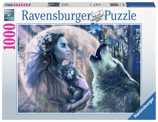 Puzzel Ravensburger Magie van het maanlicht 1000 stukjes afbeelding