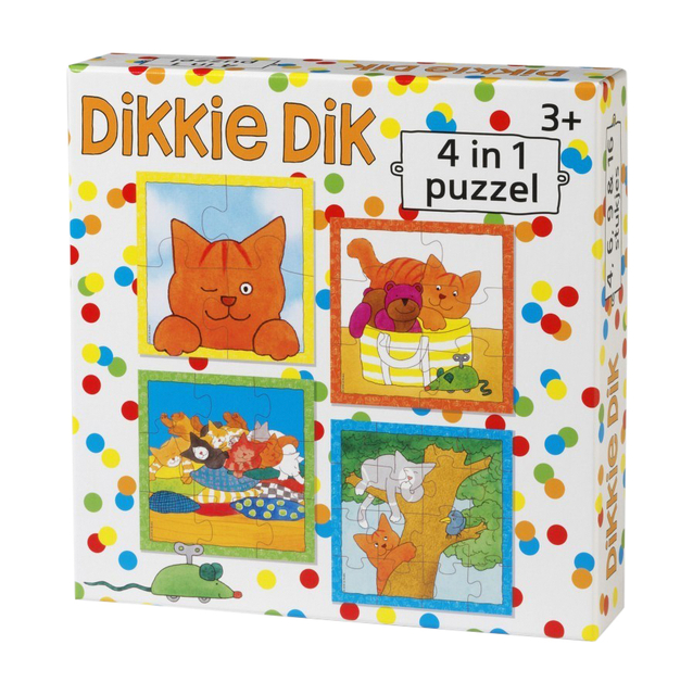 Bruna office Puzzel Dikkie Dik 4 in 1