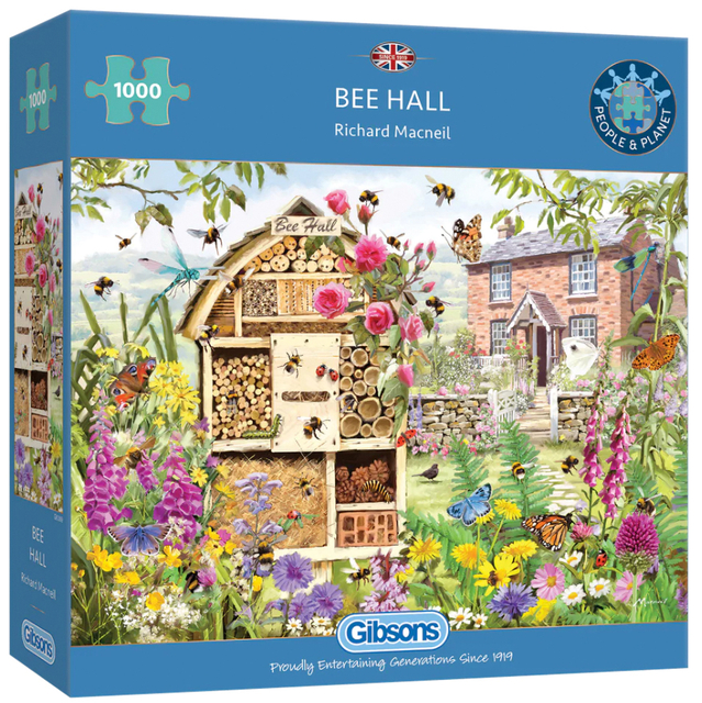 Puzzel Gibsons Bee Hall 1000 stukjes afbeelding