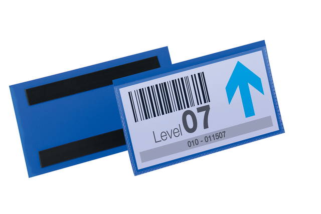 Documenthoes Durable magnetisch 150x67mm blauw 50 stuks afbeelding