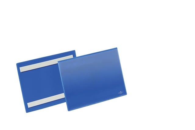 Documenthoes Durable zelfklevend A5 liggend blauw 50 stuks afbeelding