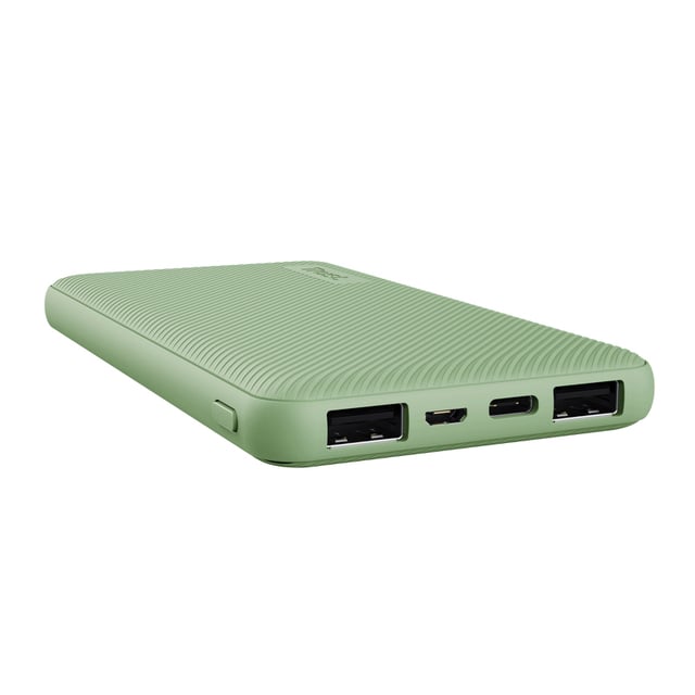 Powerbank Trust Primo 10.000 mAh eco groen afbeelding