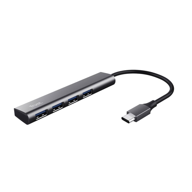 Hub Trust Halyx 4-port USB-C zilver afbeelding