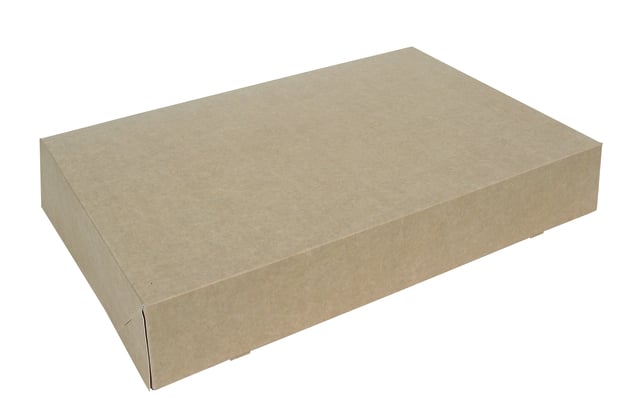 Cateringdoos IEZZY 46cm plasticvrij bruin 10 stuks afbeelding